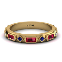 Ruby Baguette & Princess Eternity Band - Andrea No. 58 image 1