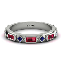 Ruby Baguette & Princess Eternity Band - Andrea No. 60 image 1