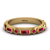 Ruby Baguette & Princess Eternity Band - Andrea No. 55 image 1