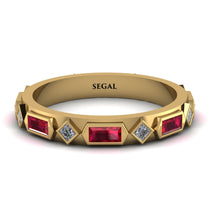Ruby Baguette & Princess Eternity Band - Andrea No. 46 image 1