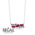 Ruby Baguette Necklace Mix - Kinley No. 48