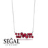 Ruby Baguette Necklace Mix - Kinley No. 57