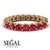 Ruby Eternity Ring - Jayla No. 10