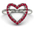 Ruby Heart Ring - Lia No. 12