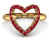 Ruby Heart Ring - Lia No. 10