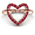 Ruby Heart Ring - Lia No. 11