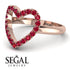 Ruby Heart Ring - Lia No. 11