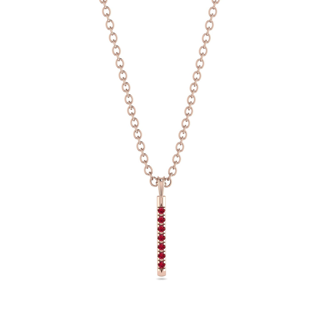 Ruby Stick Pendant - Kate No. 11