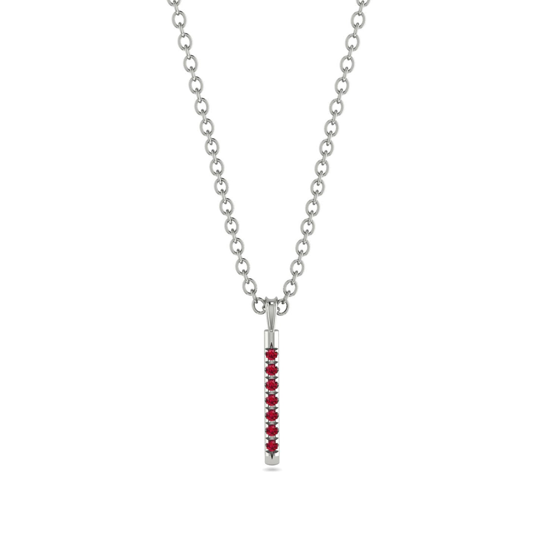 Ruby Stick Pendant - Kate No. 12