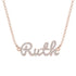 Diamond Gold Name Necklace - Ruth