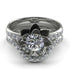 Lotus Flower Bridal Set Diamond ring - Lotus no. 3