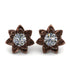 Lotus Flower Diamond Earrings - Lotus no. 2