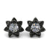 Lotus Flower Diamond Earrings - Lotus no. 3