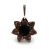 Lotus Flower Black Diamond Pendant - Lotus no. 5 image 1