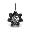Lotus Flower Diamond Pendant - Lotus no. 3