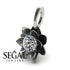 Lotus Flower Diamond Pendant - Lotus no. 3