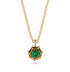 A lady's Rose Emerald Pendant- Elena no. 4