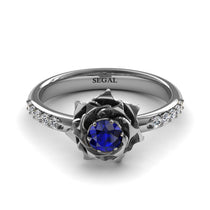 A lady's Rose Blue Topaz Ring- Elena no. 9 image 1