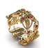 Anniversary ring 14K Yellow Gold Butterfly Vintage Victorian Ring Filigree Ring Ruby - Kaelyn no. 4 image 1