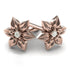 Mounted Circle Rounds Diamond Earrings- Katherine no. 2
