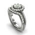 Halo's Vintage Wedding Ring Sets Diamond Ring- Clara no. 3