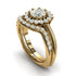 Halo's Vintage Bridal Set Diamond Wedding Ring- Clara no. 1