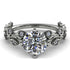 Leaves All Around White Gold Diamond Ring - Sydney 2ct No. 3
