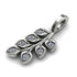 Many Leaves All Around Diamond Pendant- Sydney no. 3