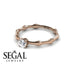 Solitaire Bamboo Diamond Ring- Charlotte no. 2 image 3