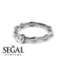 Solitaire Bamboo Diamond Ring- Charlotte no. 3