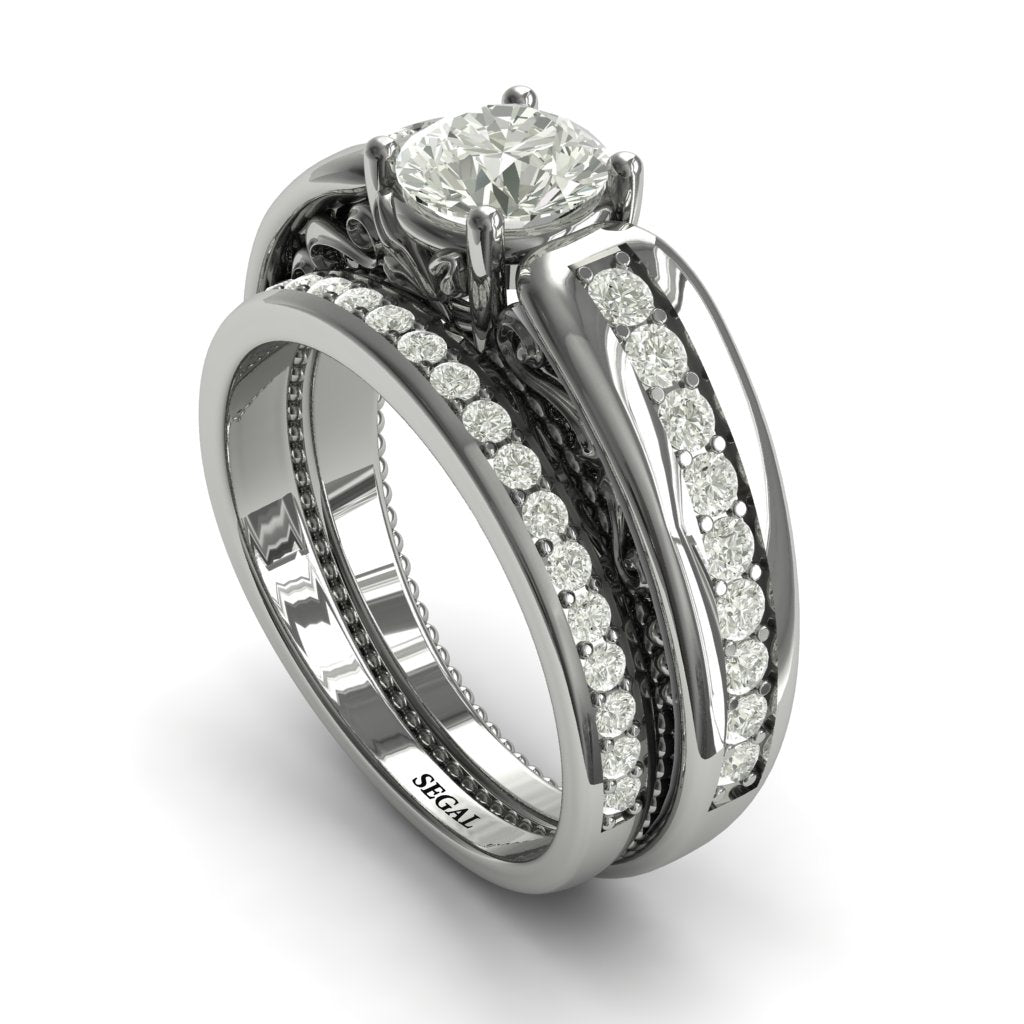 Stairway to Heaven Bridal Set Diamond Ring- Gabriella no. 3