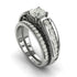 Stairway to Heaven Bridal Set Diamond Ring- Gabriella no. 3