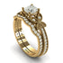 The Butterfly Stairs Bridal Set Diamond Ring- Amelia no. 1