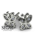 The Victorian Hexagon Diamond Earrings- Peyton no. 3