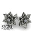 The Lotus Earrings- Lotus no. 3