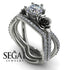 The Rose Power Bridal Set Diamond Ring- Abigail no. 3