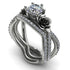 The Rose Power Bridal Set Diamond Ring- Abigail no. 3