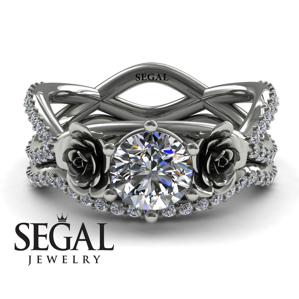 The Rose Power Bridal Set Diamond Ring- Abigail no. 3