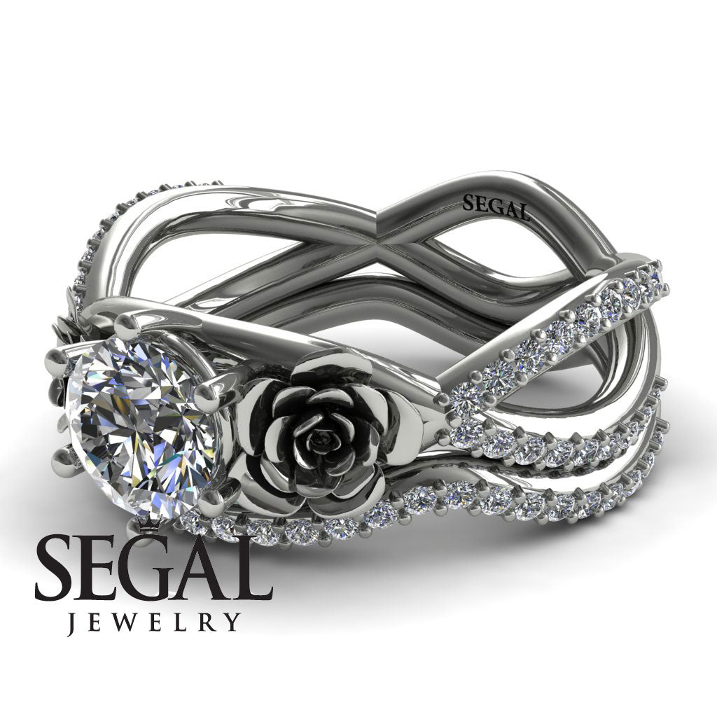 The Rose Power Bridal Set Diamond Ring- Abigail no. 3