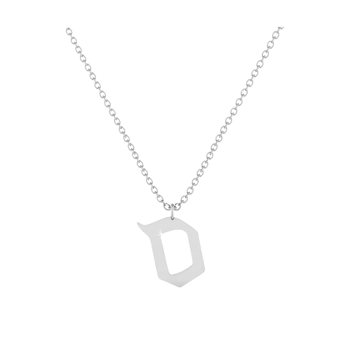 Sameh - Hebrew Alef-Bet letter diamond Necklace - Sameh letter