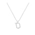 Sameh - Hebrew Alef-Bet letter diamond Necklace - Sameh letter