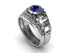 Amaris - The Ancient Ring Blue Sapphire Ring- Makayla no. 15