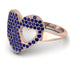 Sapphire Heart With Missing Piece - Camille No. 14 image 1