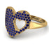 Sapphire Heart With Missing Piece - Camille No. 13