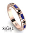 Sapphire Baguette & Princess Eternity Band - Andrea No. 68 image 2