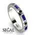 Sapphire Baguette & Princess Eternity Band - Andrea No. 69