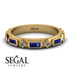 Sapphire Baguette & Princess Eternity Band - Andrea No. 61