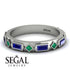 Sapphire Baguette & Princess Eternity Band - Andrea No. 66