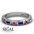 Sapphire Baguette & Princess Eternity Band - Andrea No. 72
