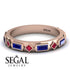 Sapphire Baguette & Princess Eternity Band - Andrea No. 71